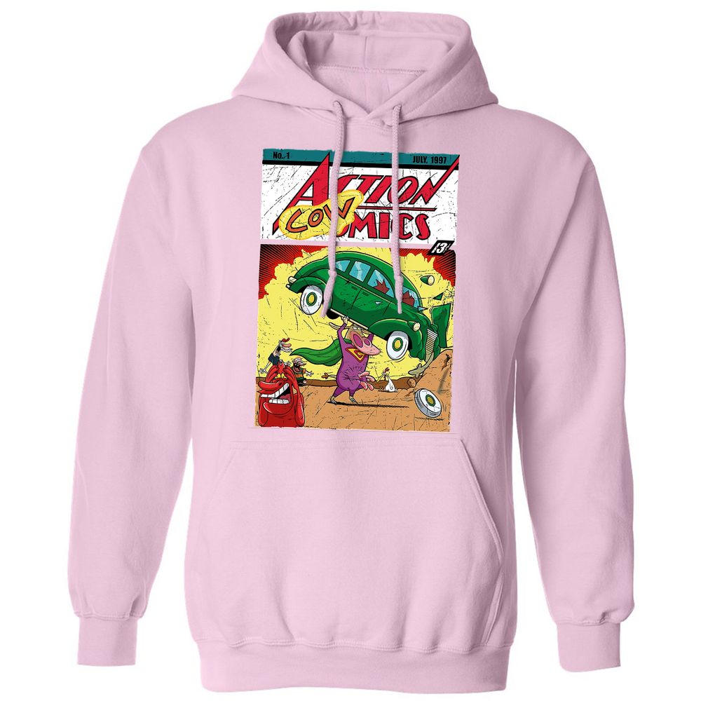 Classic Unisex Hoodie - 9618B2XL - Light Pink - 3