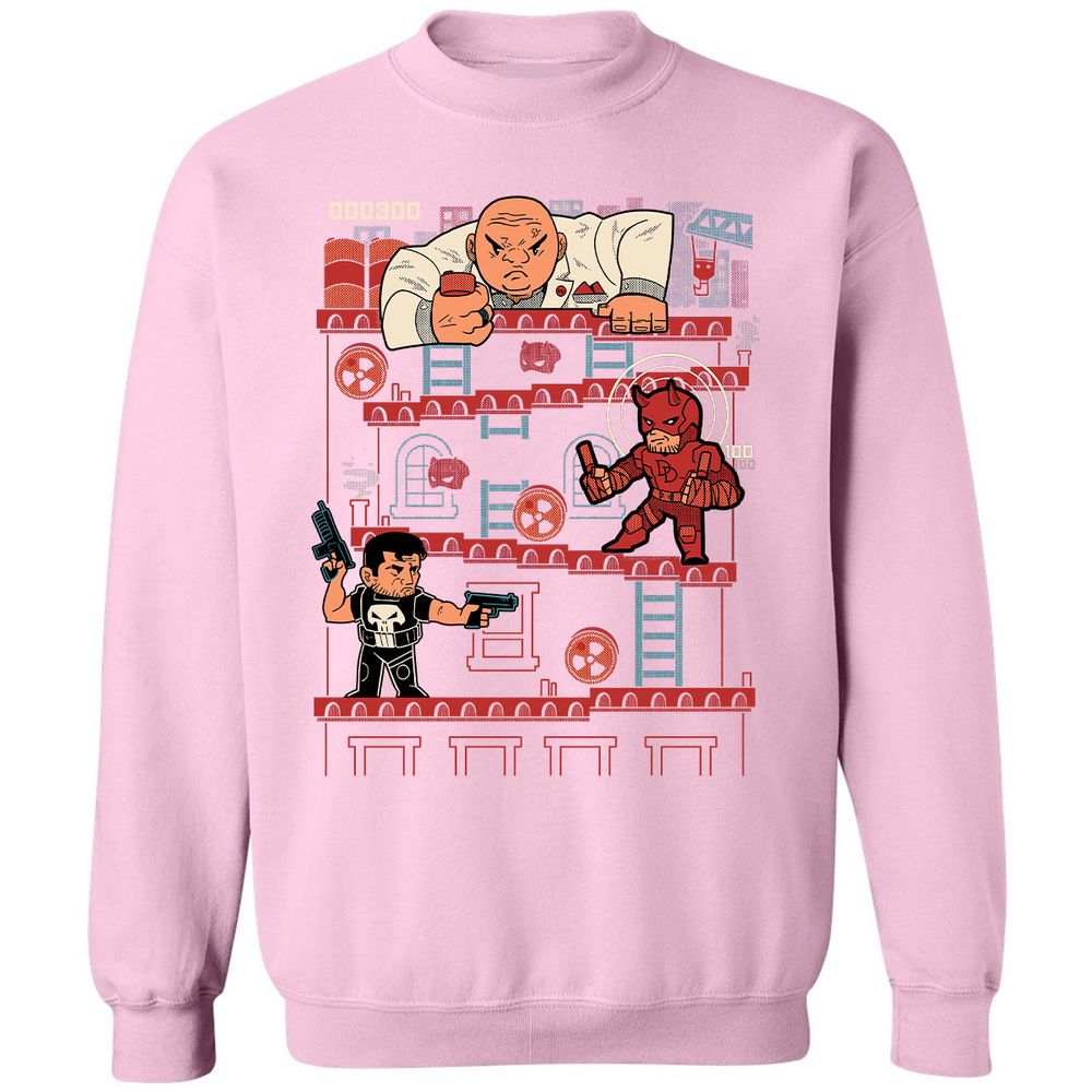 Classic Unisex Sweatshirt - 8CVXQ7X7 - Light Pink - 3