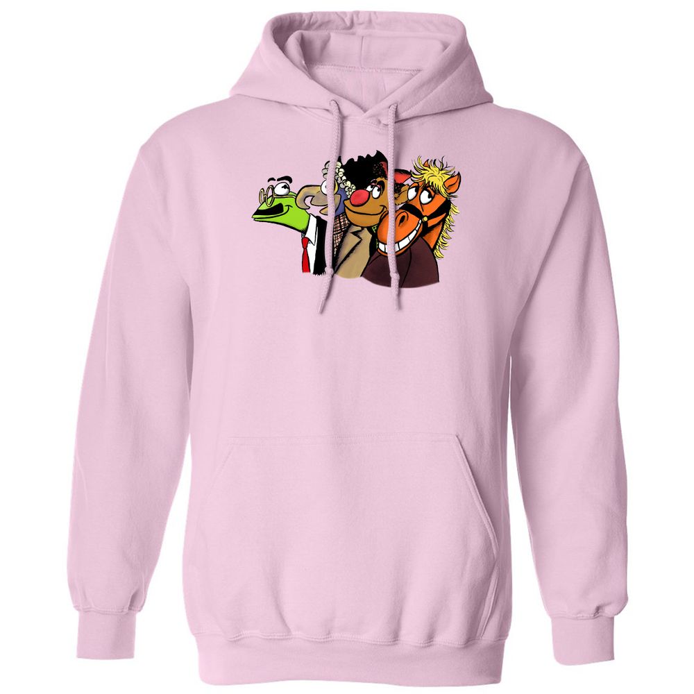 Classic Unisex Hoodie - 6E7BQ32K - Light Pink - 3