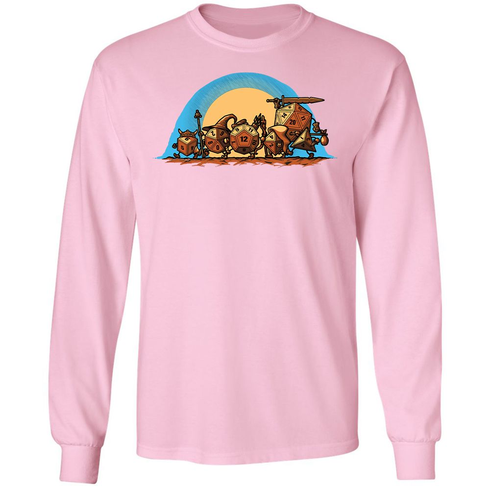 Long Sleeve T-Shirt - GKXTMGN8 - Light Pink - 3
