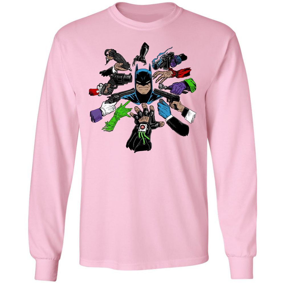 Long Sleeve T-Shirt - HQED41RW - Light Pink - 3