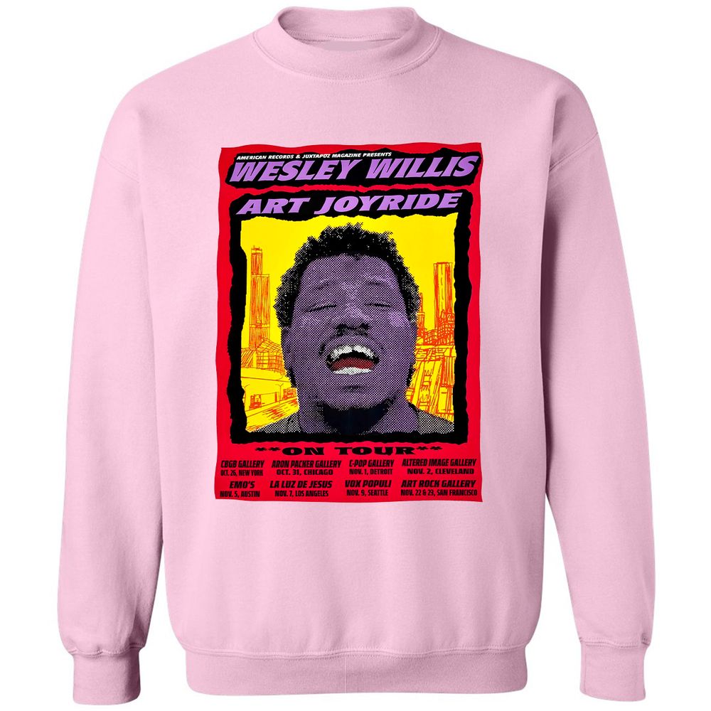 WESLEY WILLIS - ART JOYRIDE - Light Pink - 3