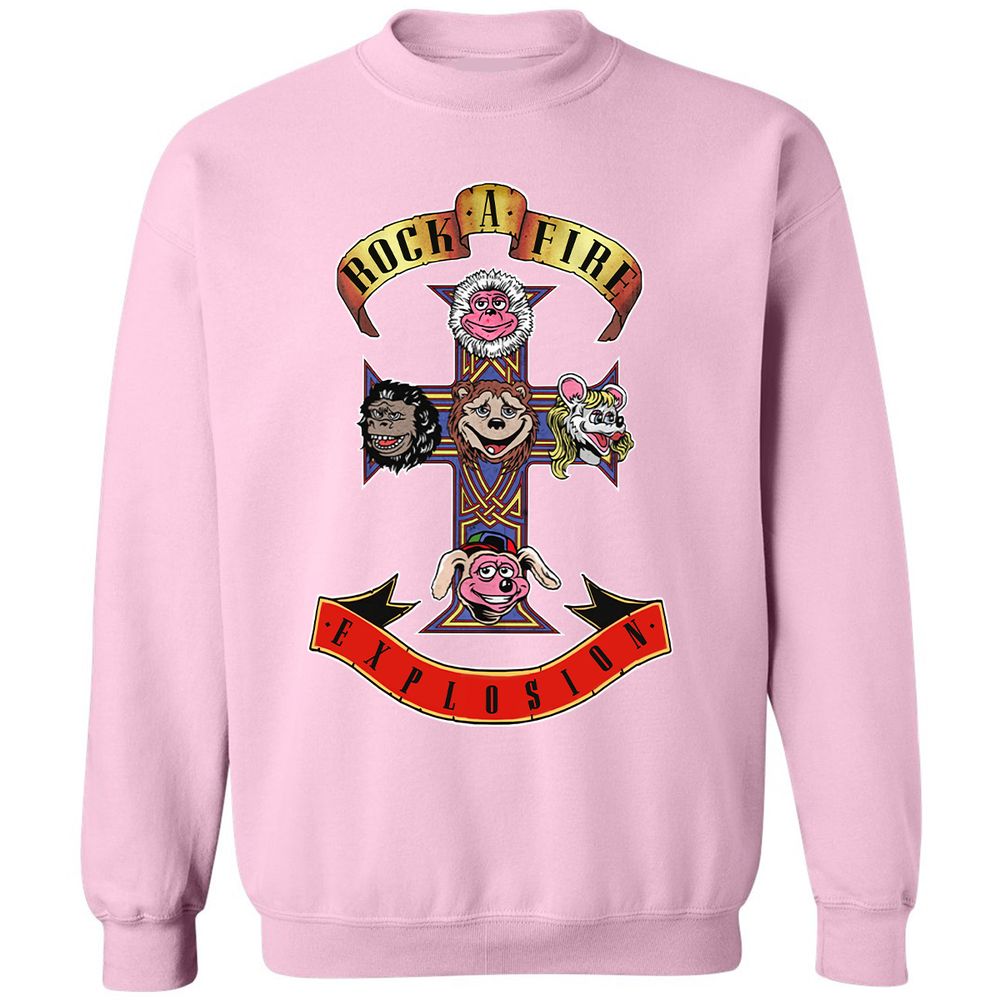 Classic Unisex Sweatshirt - RCQJ631A - Light Pink - 3