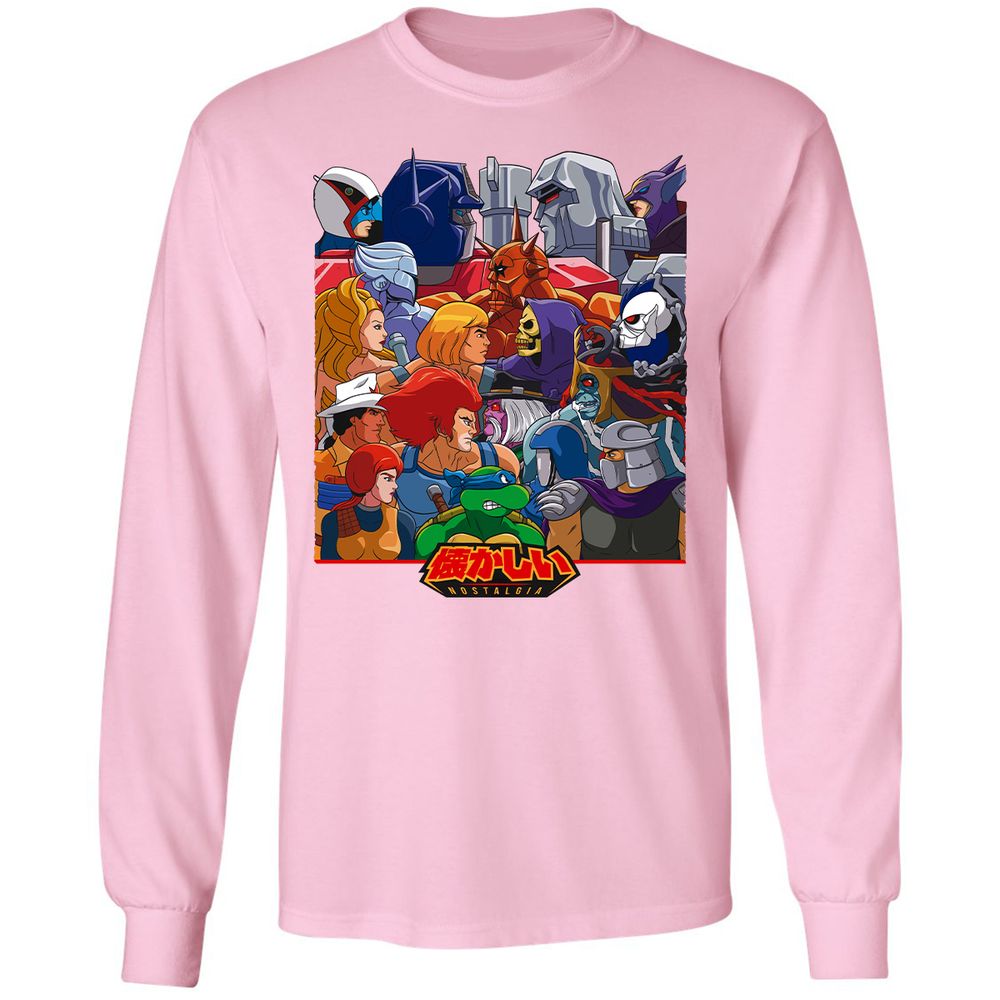 Long Sleeve T-Shirt - EFUW5U3X - Light Pink - 3