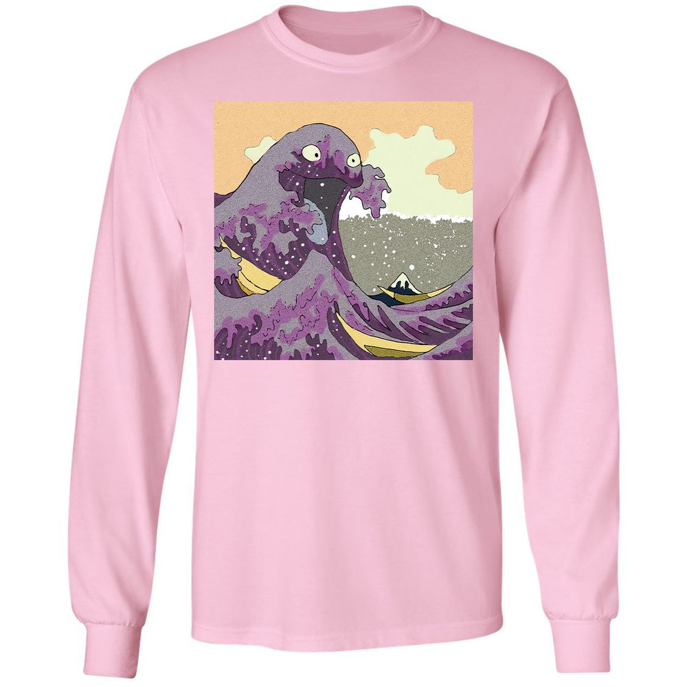 Long Sleeve T-Shirt - GB89DPKG - Light Pink - 3