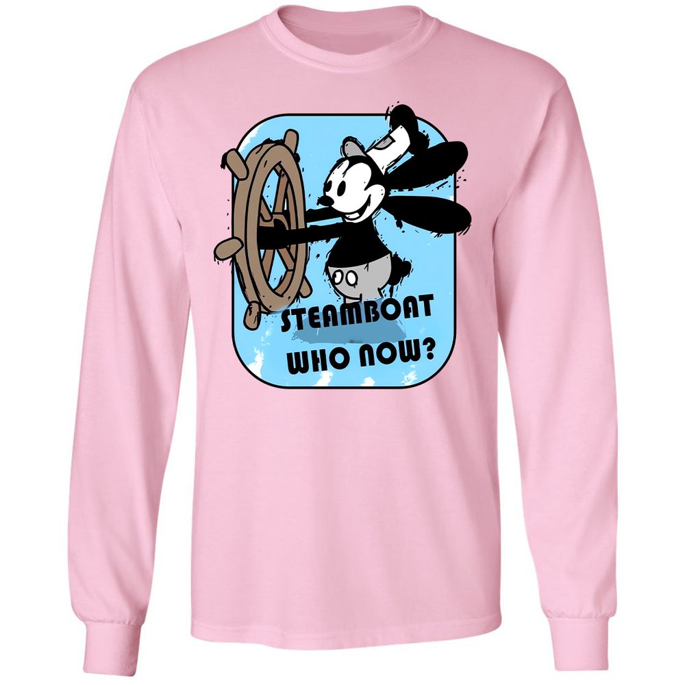 Long Sleeve T-Shirt - HDWKAMFA - Light Pink - 3