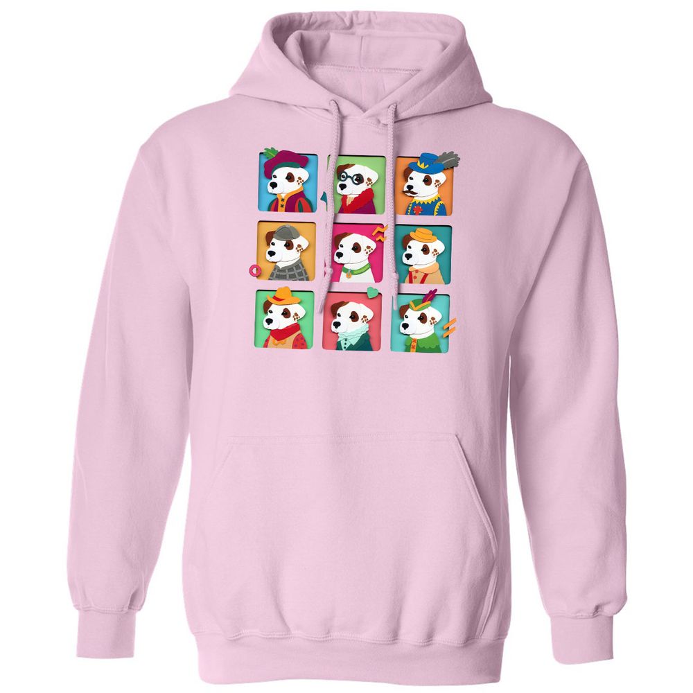 Classic Unisex Hoodie - UVN6VFM5 - Light Pink - 3