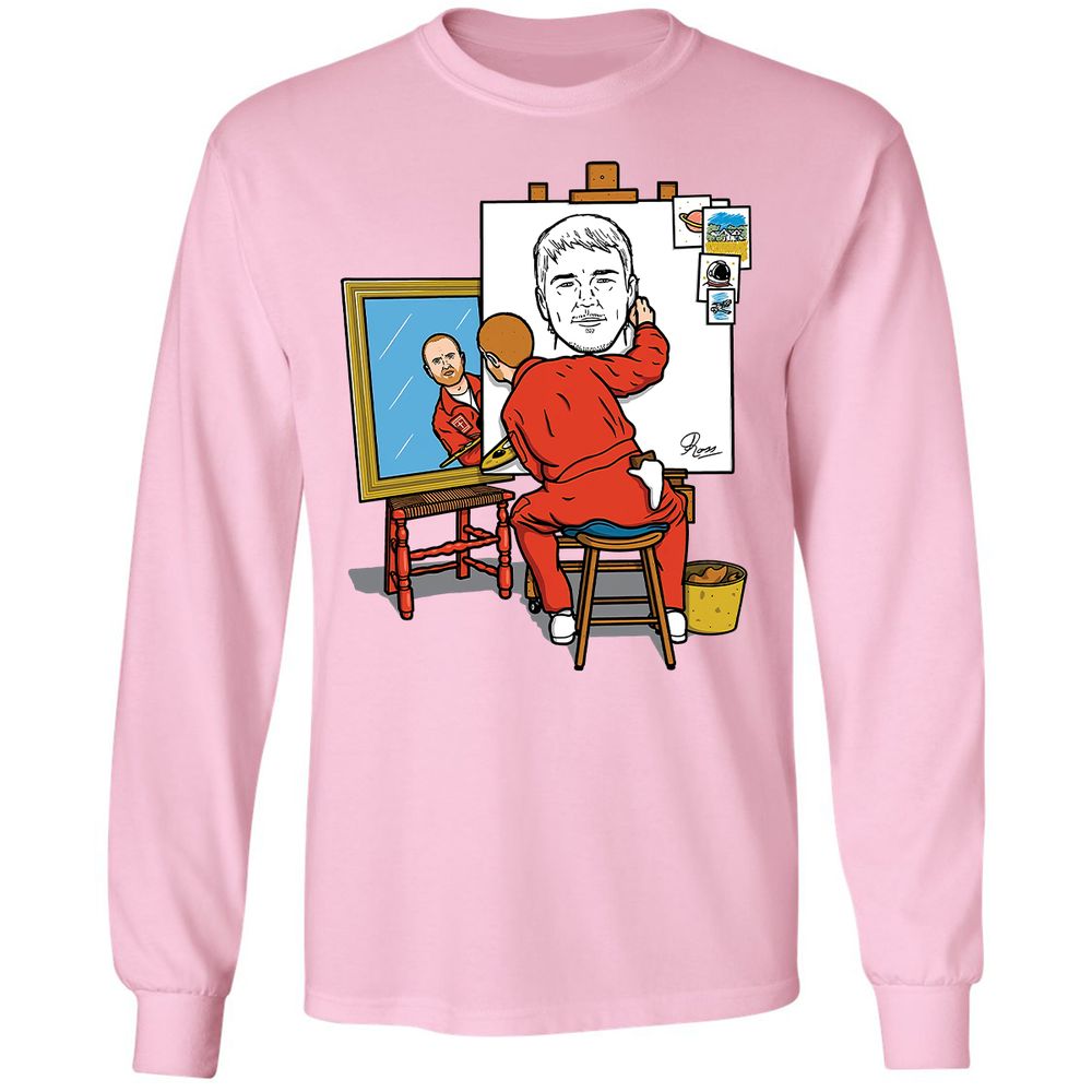 Long Sleeve T-Shirt - 9526STQY - Light Pink - 3