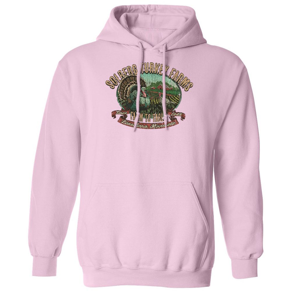 Vintage Turkey Farm Thanksgiving - Light Pink - 3