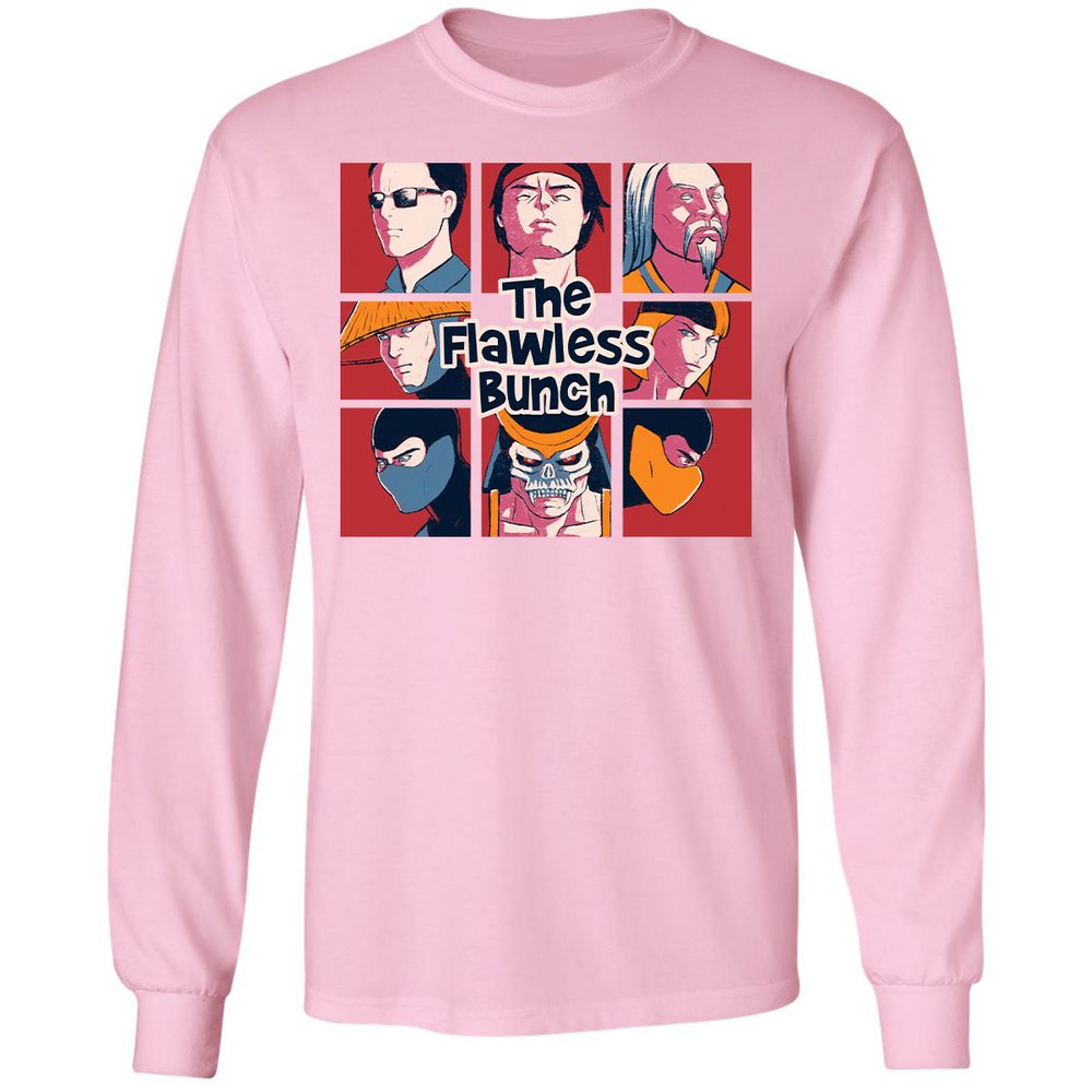 Long Sleeve T-Shirt - B3JDMF3Y - Light Pink - 3