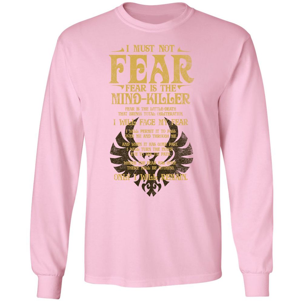 Long Sleeve T-Shirt - TKQRB659 - Light Pink - 3