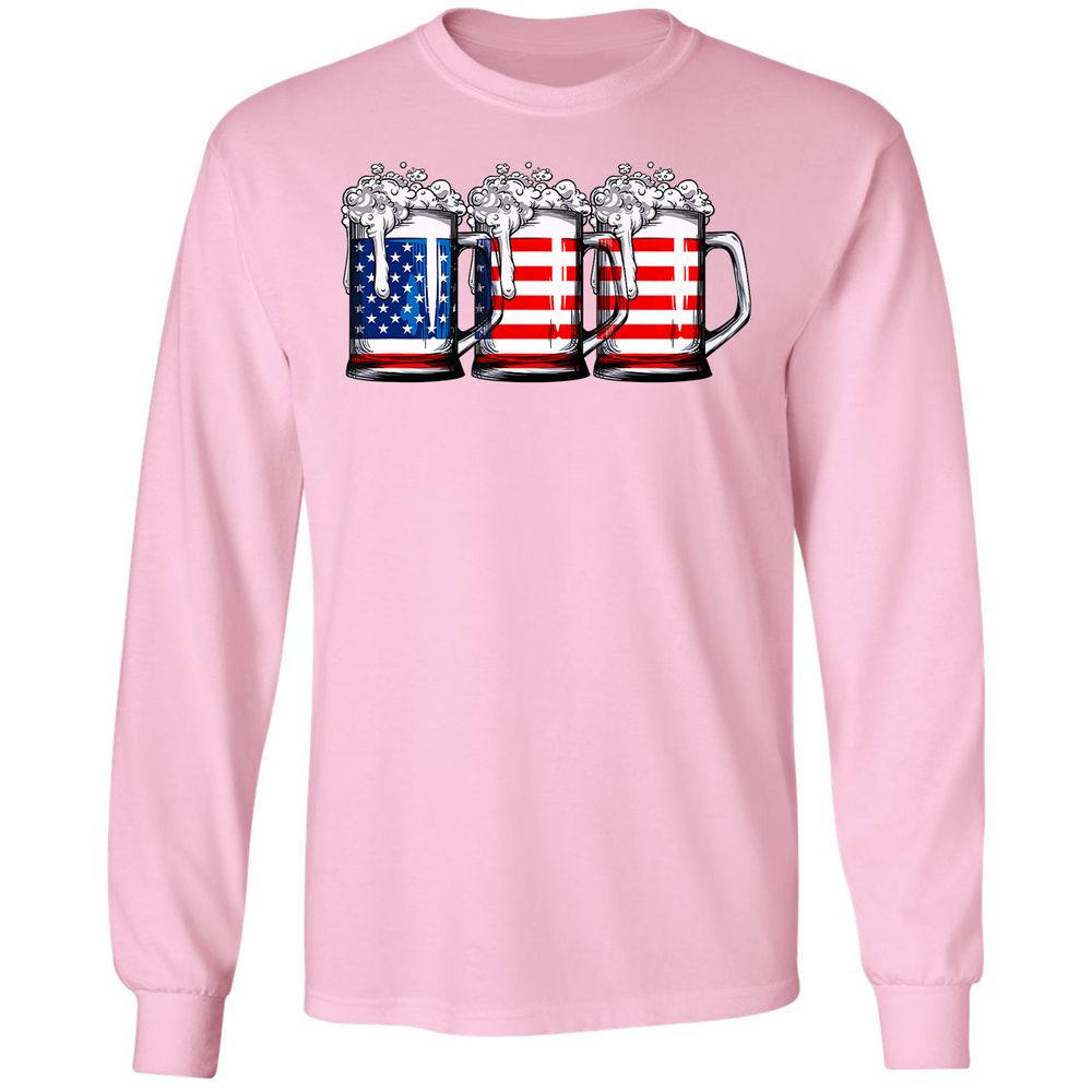 Long Sleeve T-Shirt - ACHF7FTR - Light Pink - 3