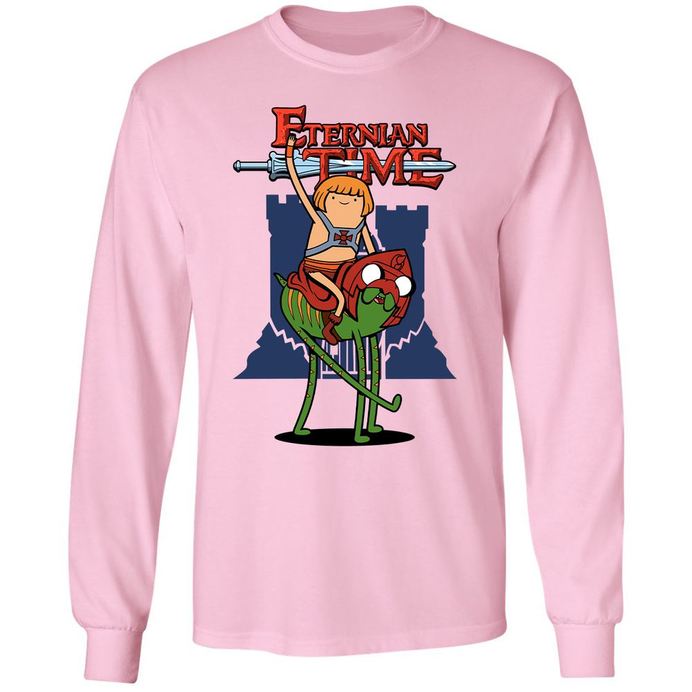 Long Sleeve T-Shirt - NRXGCQNH - Light Pink - 3