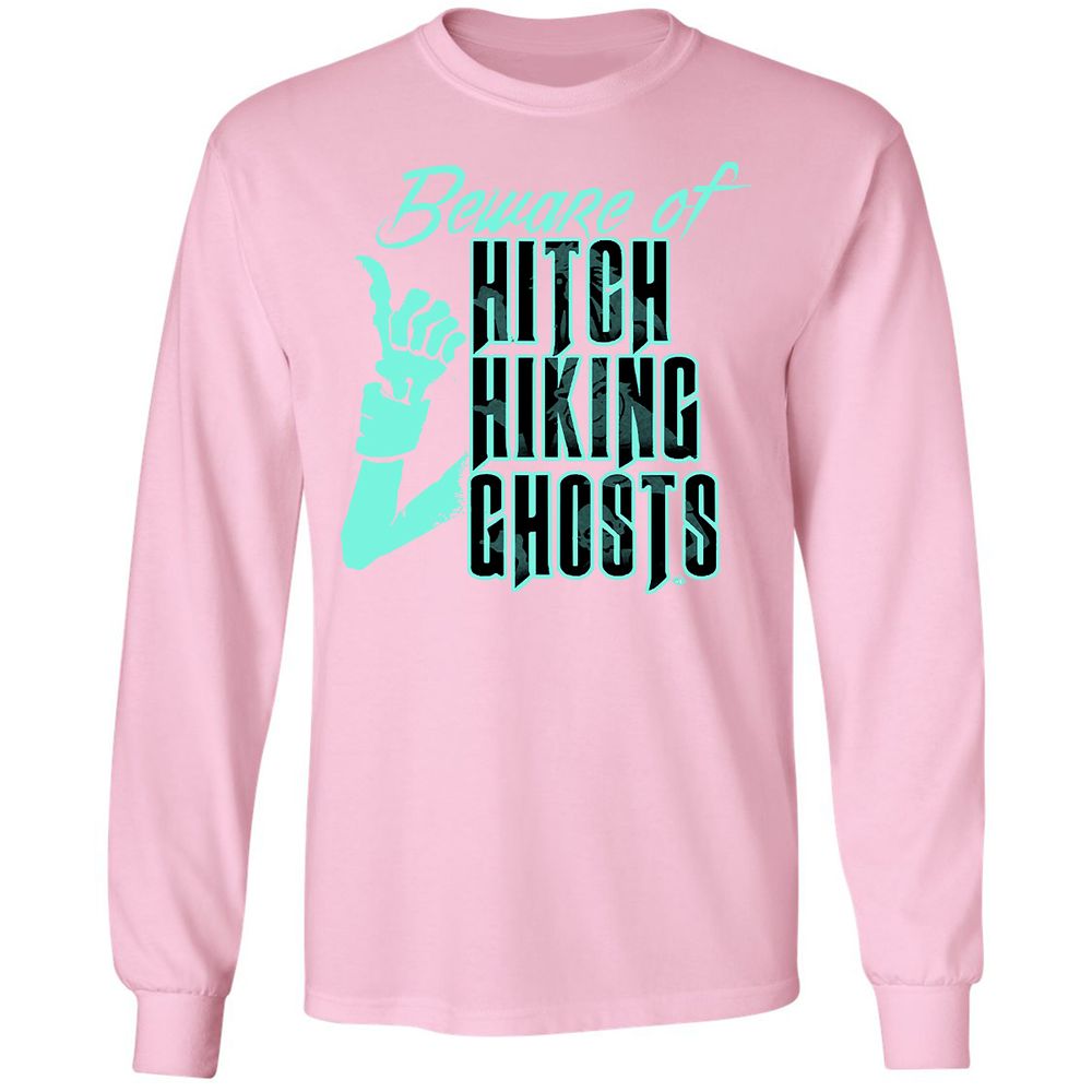 Long Sleeve T-Shirt - WYGZDMYQ - Light Pink - 3