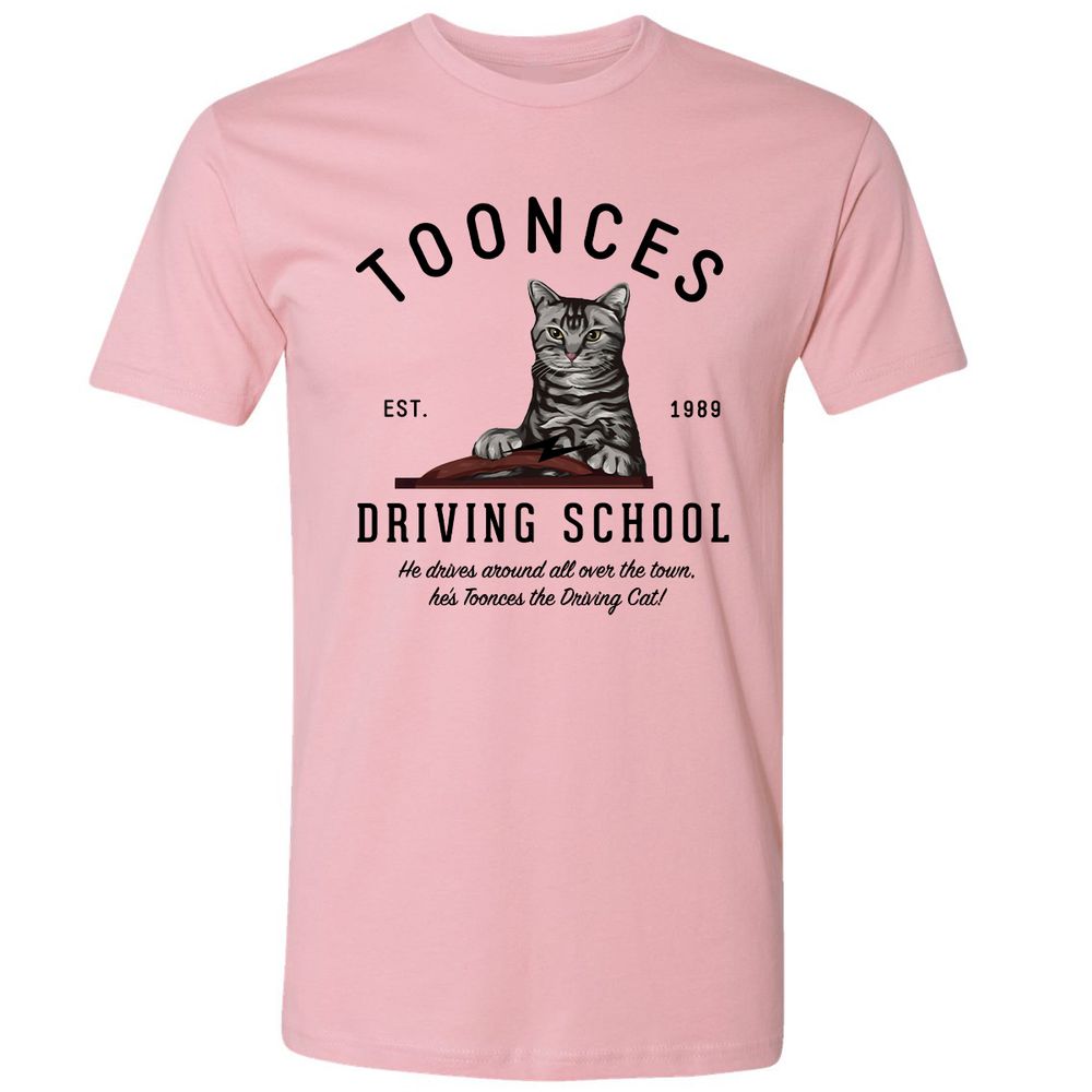 Funny Cat Driving School - Light Pink - 3