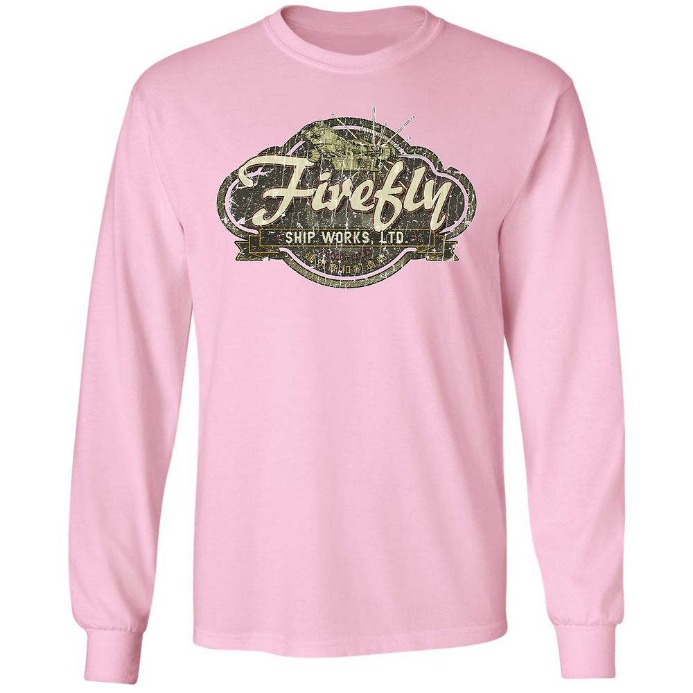 Long Sleeve T-Shirt - VFHEMRF8 - Light Pink - 3