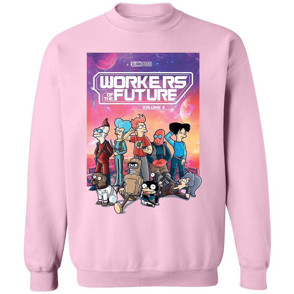 Classic Unisex Sweatshirt - EBXUEAPB - Light Pink - 3