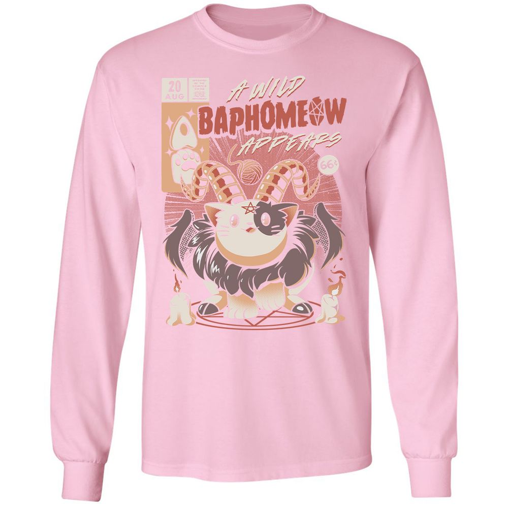 Long Sleeve T-Shirt - 6BY5YJ94 - Light Pink - 3