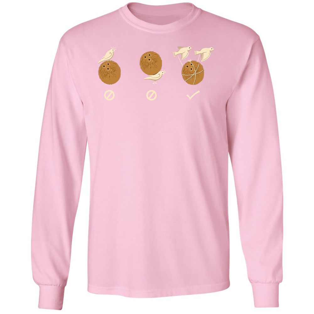 Long Sleeve T-Shirt - 2JYQTQAY - Light Pink - 3