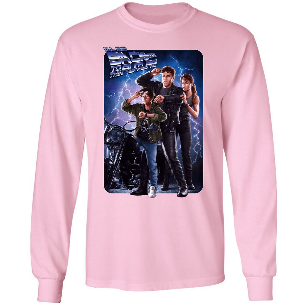 Long Sleeve T-Shirt - KTAAVCM4 - Light Pink - 3