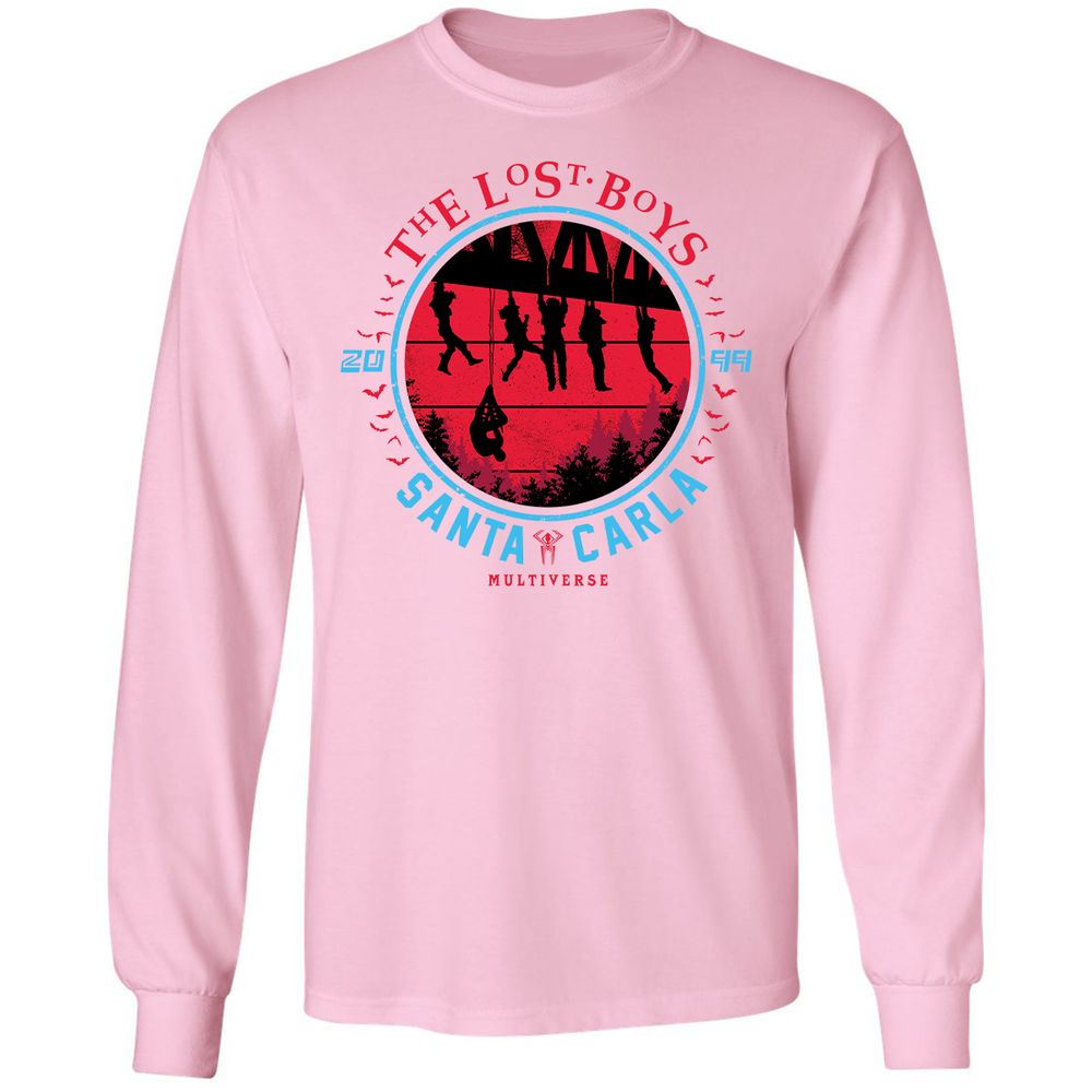 Long Sleeve T-Shirt - SJGK8ZUX - Light Pink - 3
