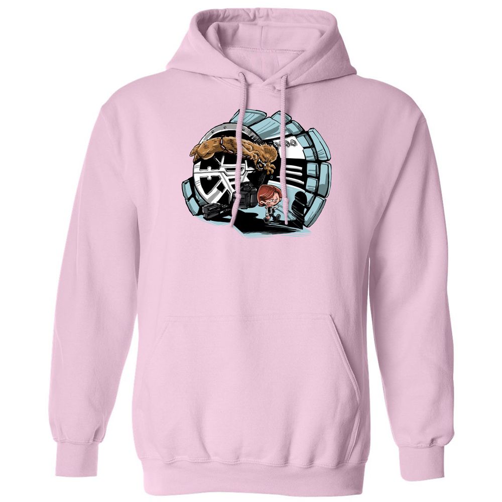 Classic Unisex Hoodie - L163GDNK - Light Pink - 3