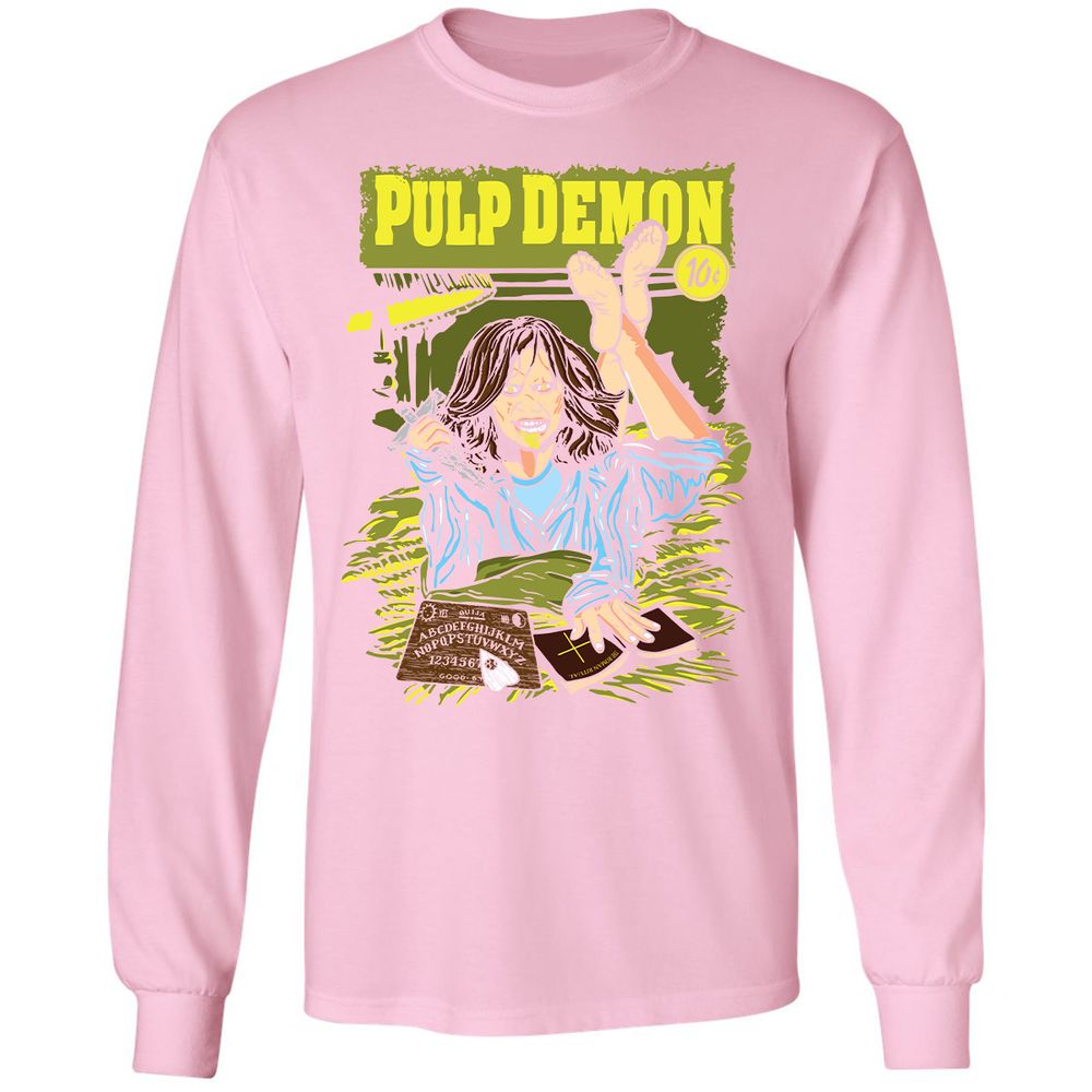 Long Sleeve T-Shirt - TYVTEAJC - Light Pink - 3