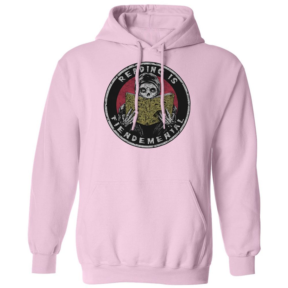 Reading Is Fiendemental - Light Pink - 3