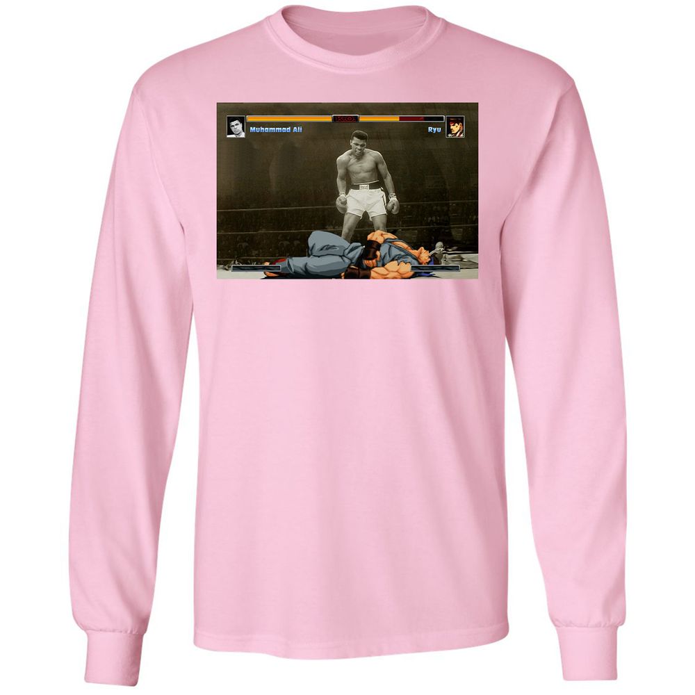 Long Sleeve T-Shirt - SHPUH31A - Light Pink - 3