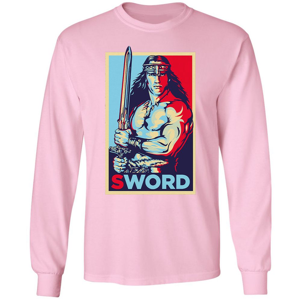 Long Sleeve T-Shirt - GNPR9SVF - Light Pink - 3