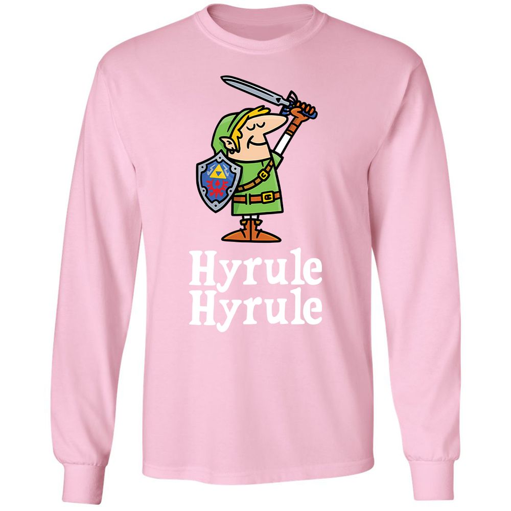 Long Sleeve T-Shirt - WWSKGG2Y - Light Pink - 3
