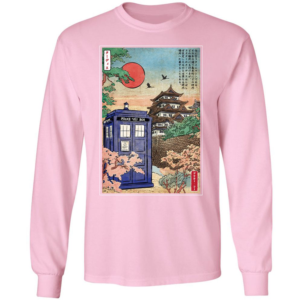 Long Sleeve T-Shirt - WYJRYSGH - Light Pink - 3