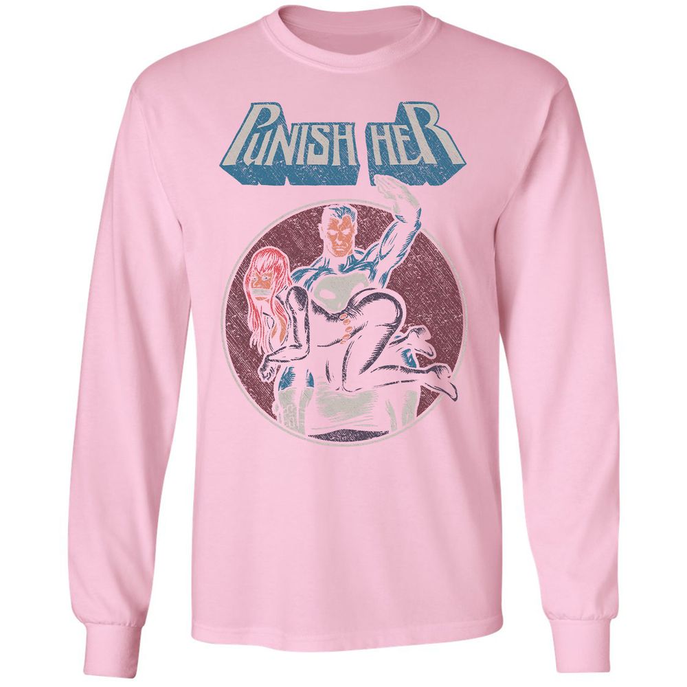 Long Sleeve T-Shirt - D7GXQ684 - Light Pink - 3
