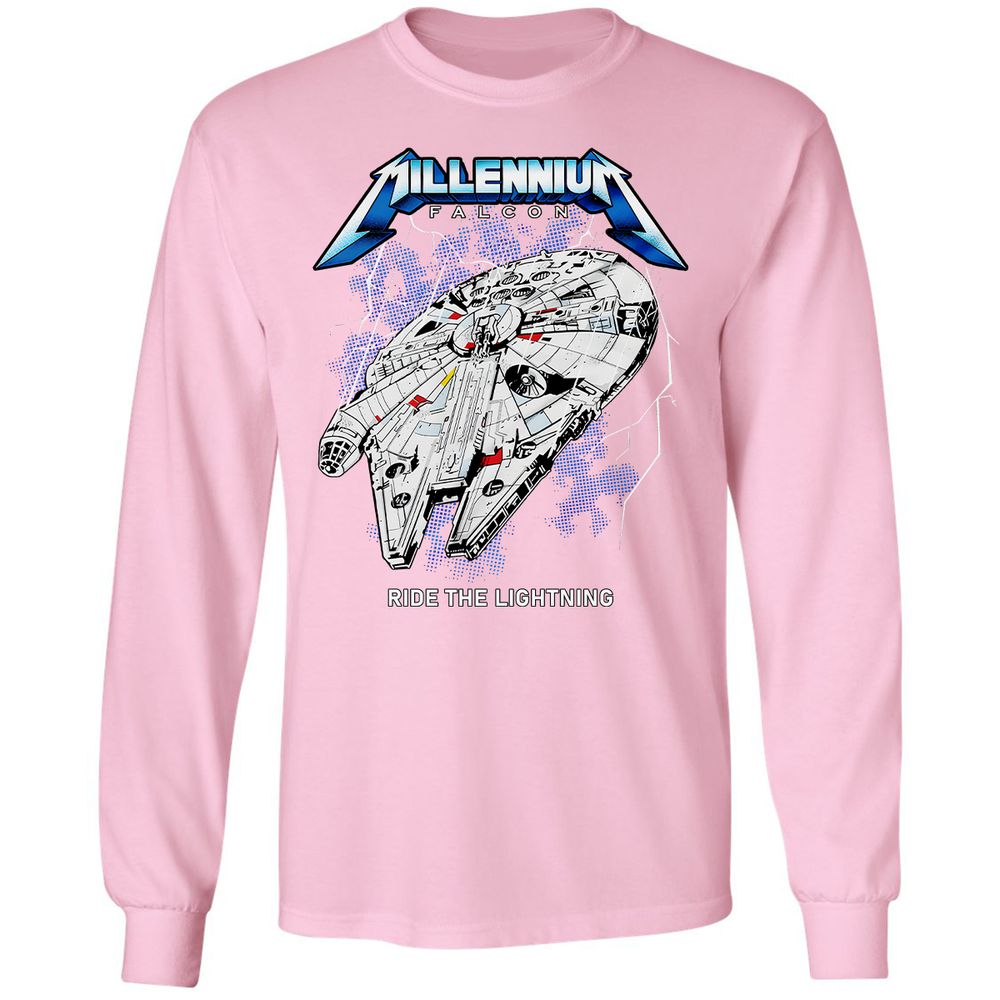 Long Sleeve T-Shirt - TRSY77BW - Light Pink - 3