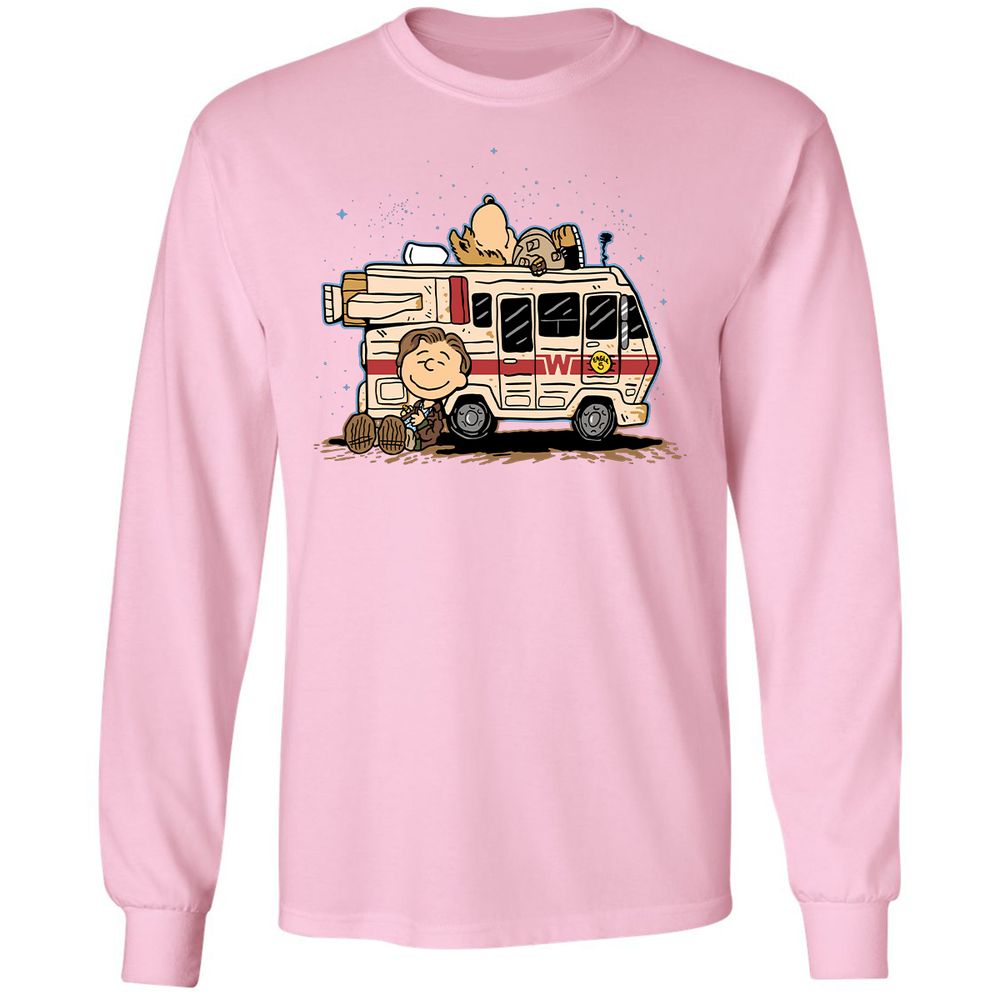 Long Sleeve T-Shirt - S7TBTFMZ - Light Pink - 3