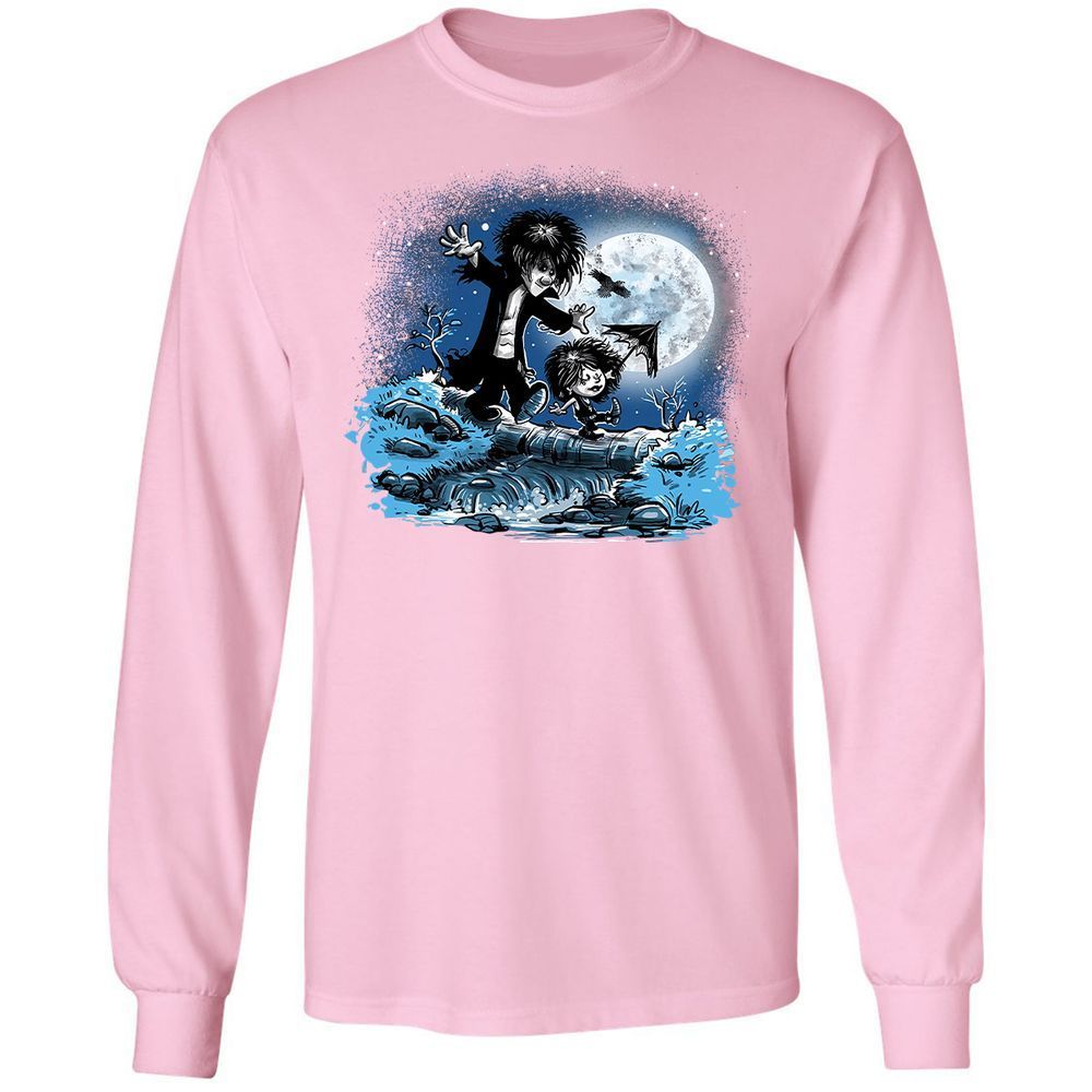 Long Sleeve T-Shirt - BVE3LVB5 - Light Pink - 3