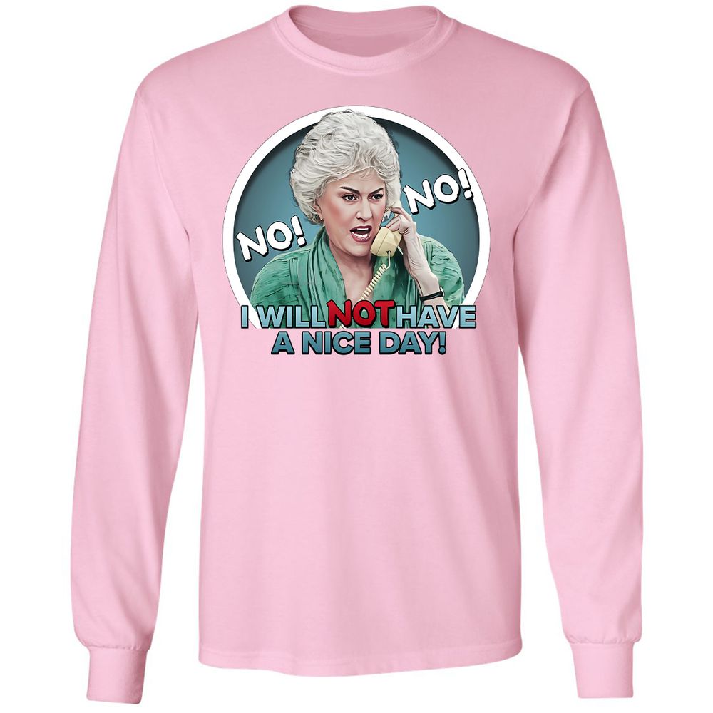 Long Sleeve T-Shirt - FR8HPM62 - Light Pink - 3