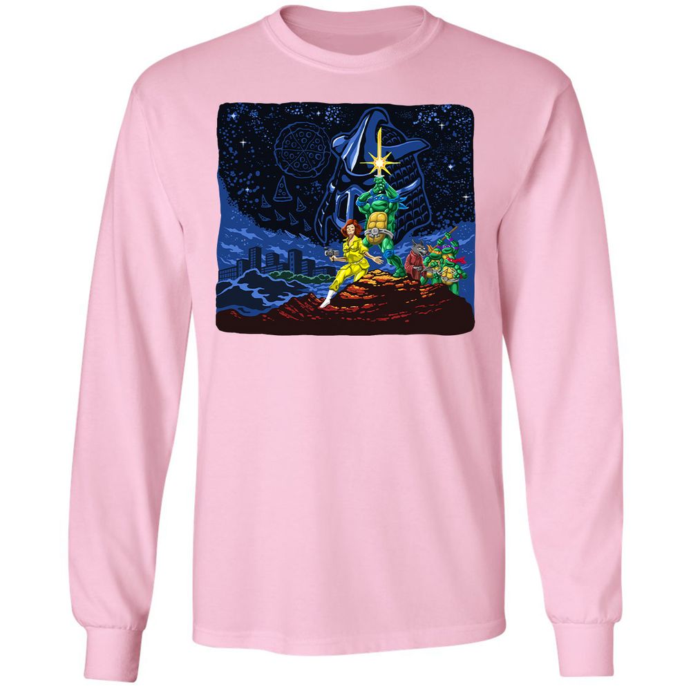 Long Sleeve T-Shirt - RVUE4867 - Light Pink - 3