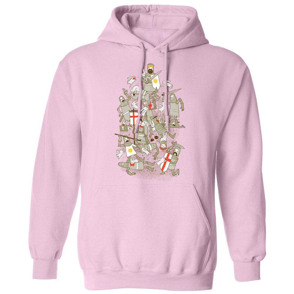 Classic Unisex Hoodie - SJZ45P7V - Light Pink - 3