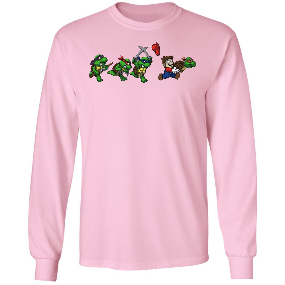 Long Sleeve T-Shirt - UBCPQ59A - Light Pink - 3