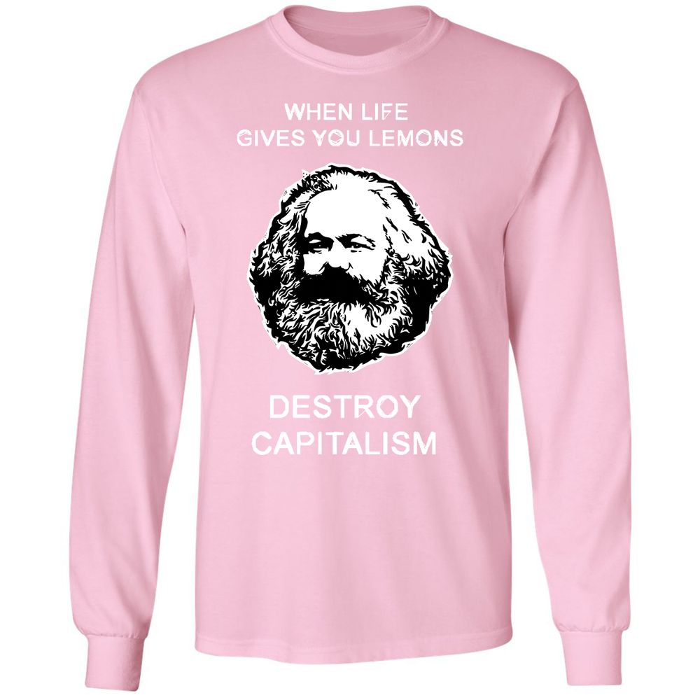 Long Sleeve T-Shirt - 5QRUPZBH - Light Pink - 3
