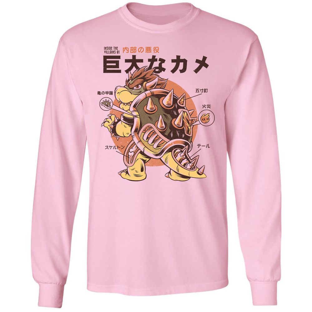 Long Sleeve T-Shirt - 9A9GBFKF - Light Pink - 3