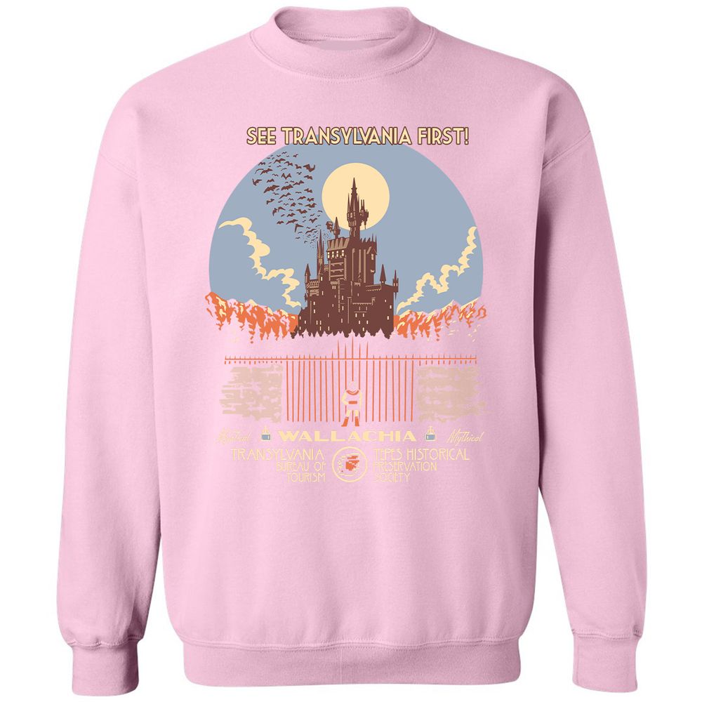 Classic Unisex Sweatshirt - T9B4YLAE - Light Pink - 3