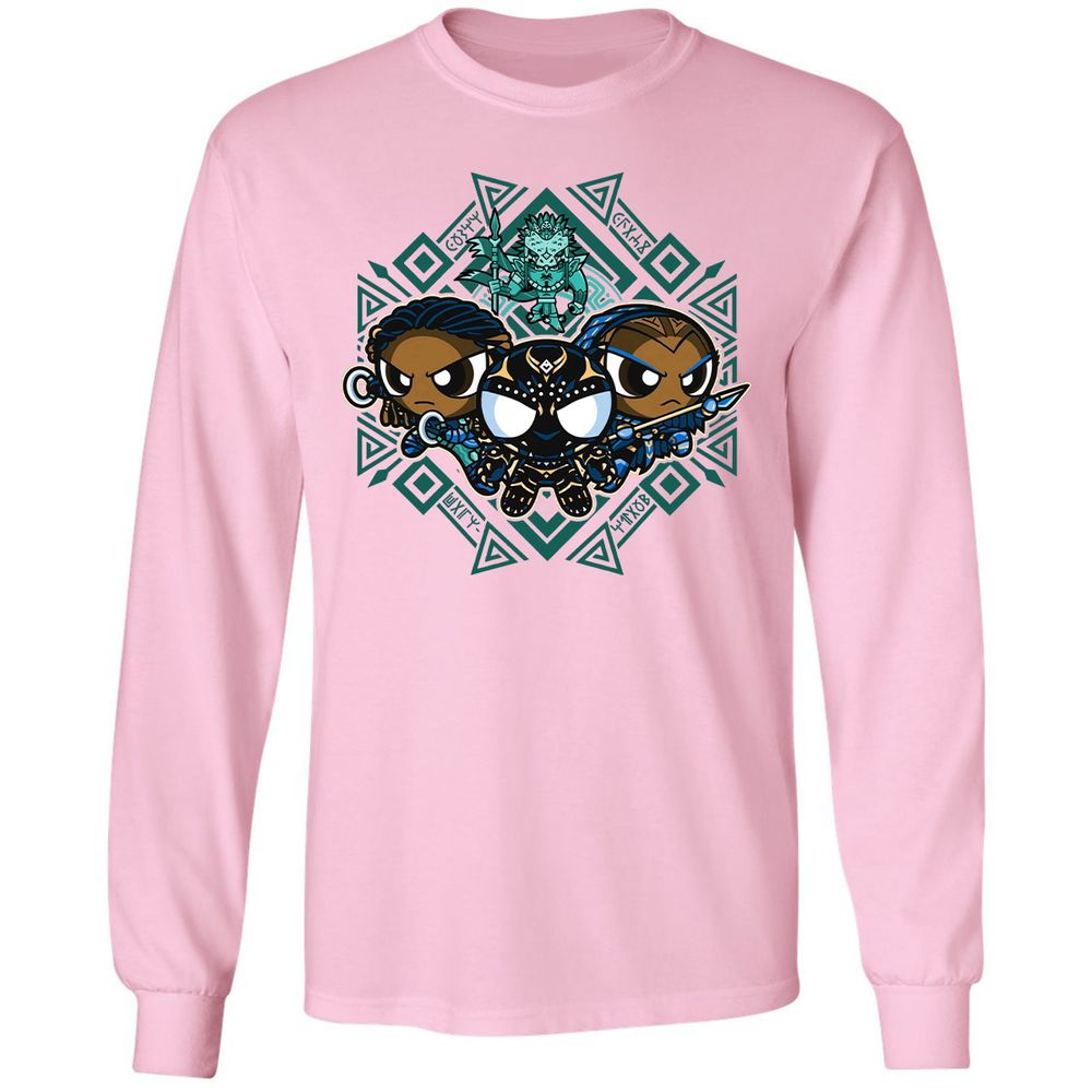 Long Sleeve T-Shirt - H3SNX4D6 - Light Pink - 3