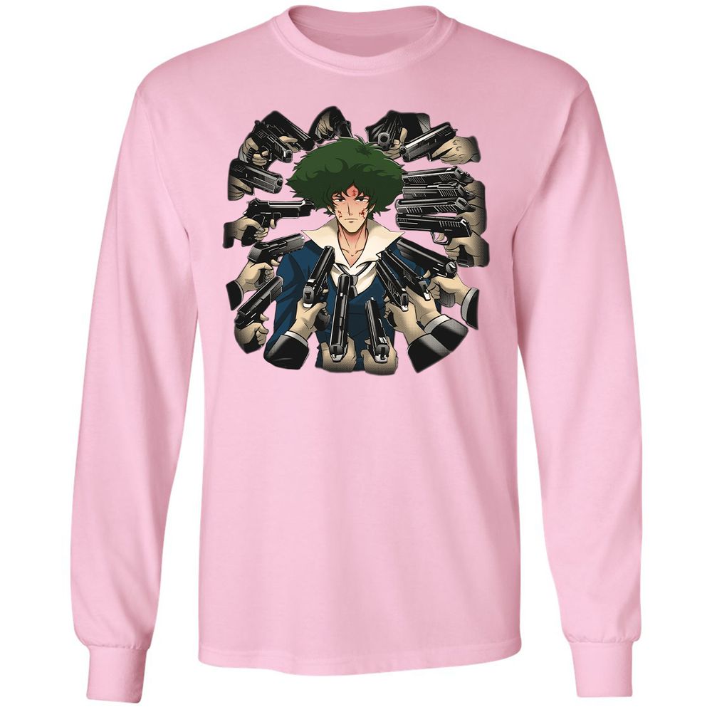 Long Sleeve T-Shirt - HWVU1DAR - Light Pink - 3