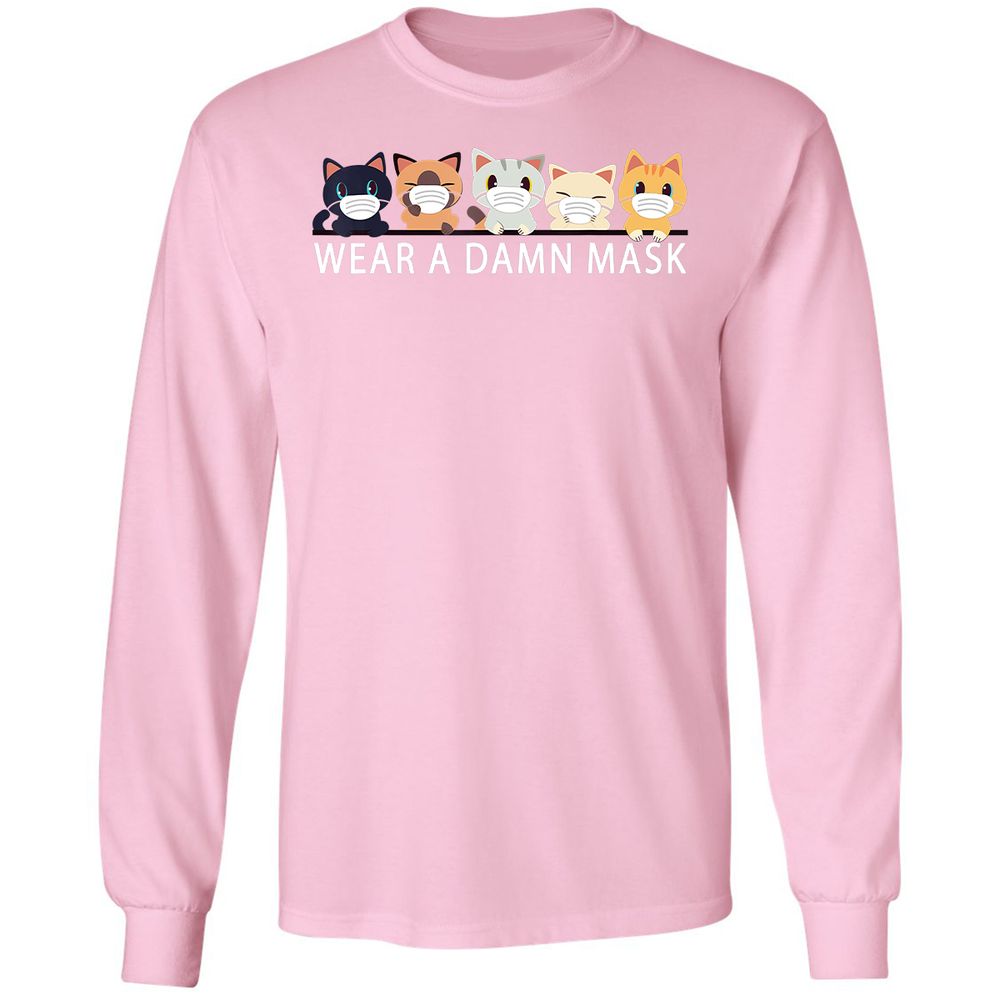 Long Sleeve T-Shirt - RLUTHUZG - Light Pink - 3