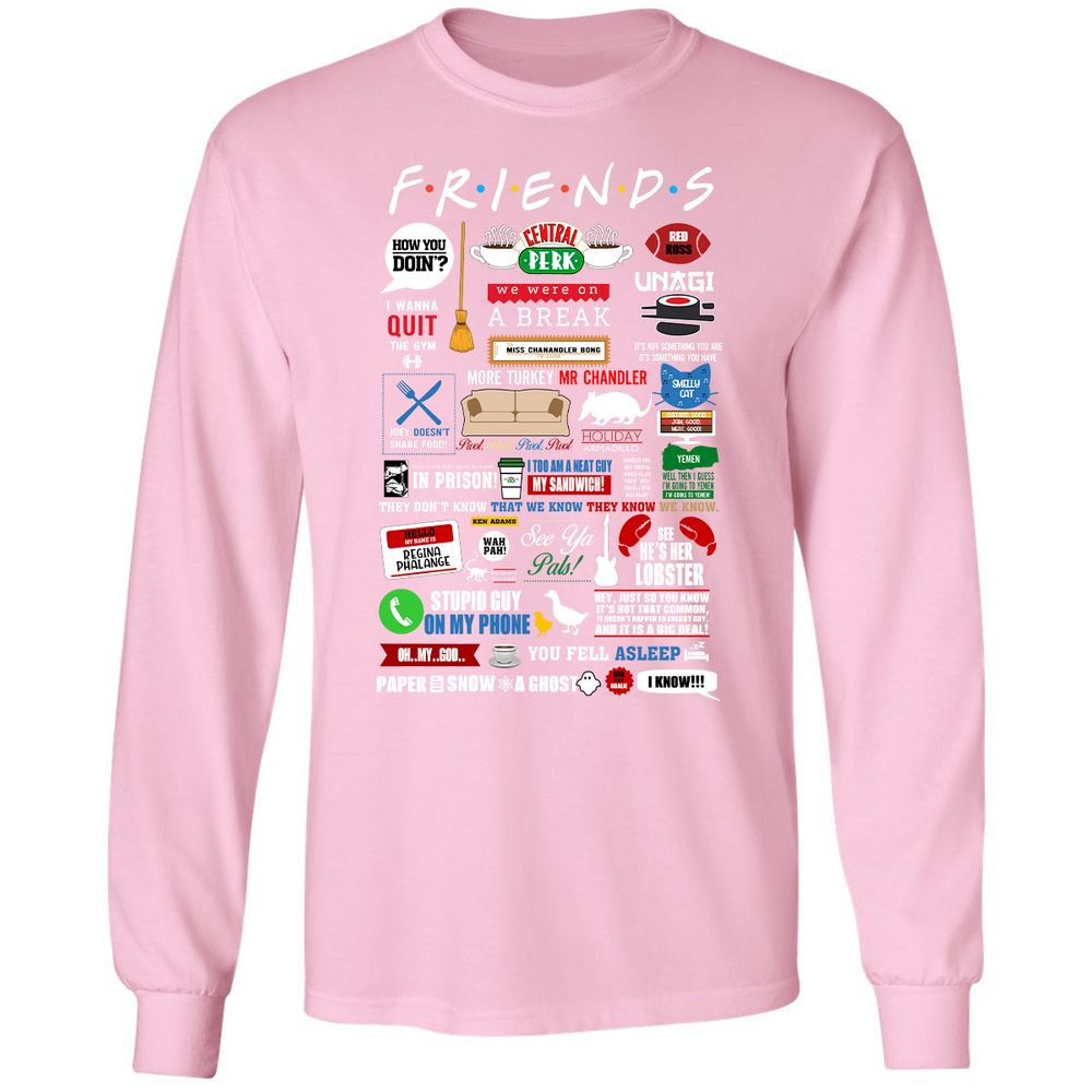 Long Sleeve T-Shirt - SZZQVDMZ - Light Pink - 3