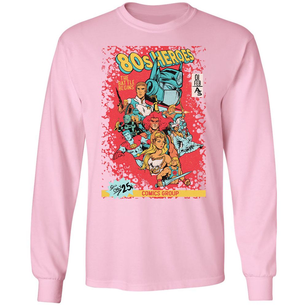 Long Sleeve T-Shirt - 8ZK34V5G - Light Pink - 3