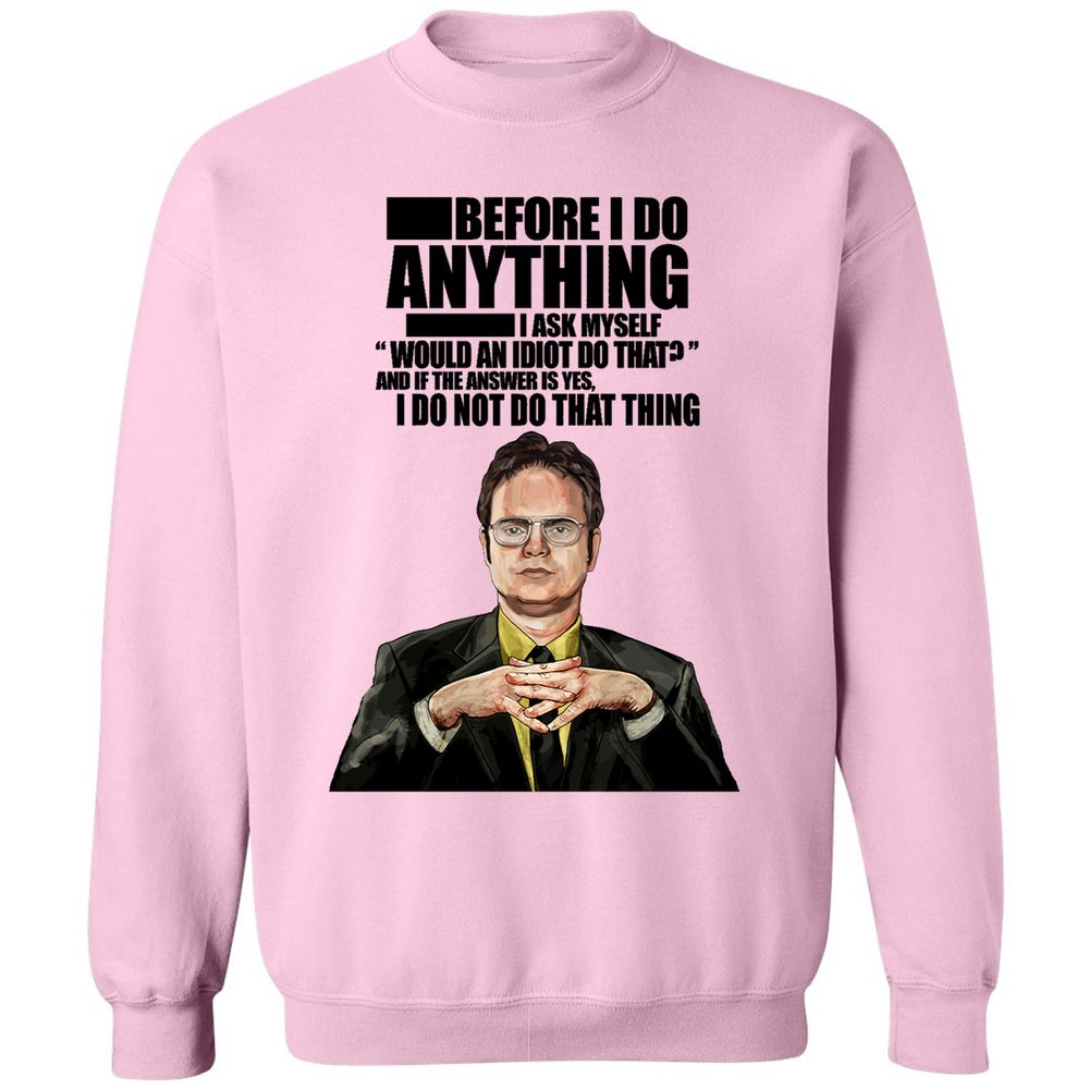 Classic Unisex Sweatshirt - 4LKGQU86 - Light Pink - 3