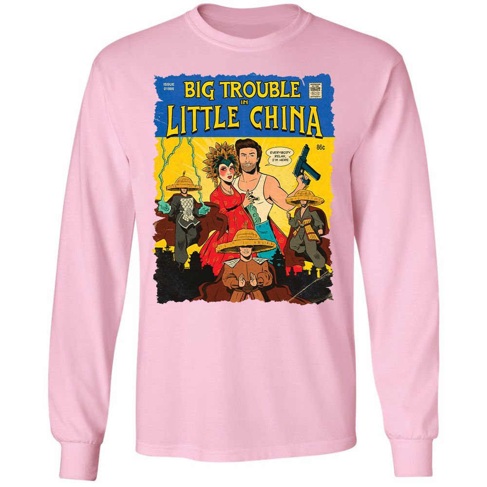 Long Sleeve T-Shirt - Z36FREN9 - Light Pink - 3